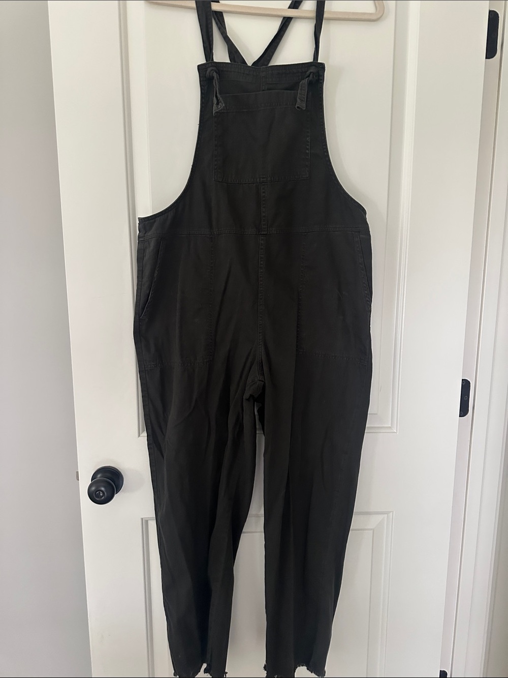 Aerie Gray Cotton Overalls - Picture 3 of 8